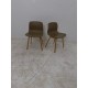 tweedehands - gebruikt - refurbished Hay AAC12 About a Chair chair gray, soft brick, white, clay wooden legs Design chair