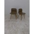 Hay AAC12 About a Chair stoel grijs,taupe, wit en bordeaux houten poten