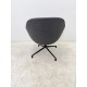 tweedehands - gebruikt - refurbished Hay AAL81 About a Loungechair antraciet showroomstaat Kuipstoelen