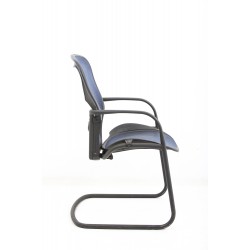 Herman Miller Aeron Sledepootstoel Kobalt