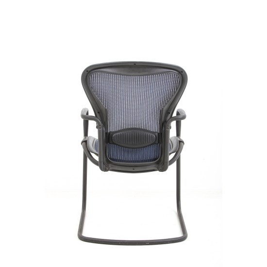 gebruikte Herman Miller Aeron Cantilever Cobalt tweedehands Meeting chairs