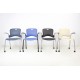 tweedehands gebruikt refurbished Stapelbare stoelen Herman Miller Caper 4-poot Stoel wieltjes tweedehands - gebruikt - refurbished Herman Miller Caper 4-poot Stoel wieltjes Kantinestoelen