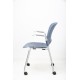 tweedehands gebruikt refurbished Stapelbare stoelen Herman Miller Caper 4-poot Stoel wieltjes tweedehands - gebruikt - refurbished Herman Miller Caper 4-poot Stoel wieltjes Kantinestoelen