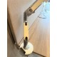 tweedehands - gebruikt - refurbished Humanscale M8 design monitorarm met crossbar voor 2 monitoren wit gepolijst bolt trough bladbevestiging Monitorarmen