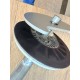 tweedehands - gebruikt - refurbished Humanscale M8 design monitorarm met crossbar voor 2 monitoren wit gepolijst bolt trough bladbevestiging Monitorarmen