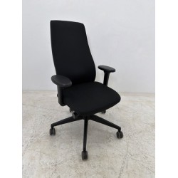 Interstuhl Aim 1S08A bureaustoel hoge rug zwart stof
