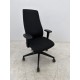 tweedehands gebruikt refurbished Thuiswerk bureaustoel Interstuhl Aim 1S08A bureaustoel hoge rug zwart stof tweedehands - gebruikt - refurbished Interstuhl Aim 1S08A bureaustoel hoge rug zwart stof Thuiswerk bureaustoel