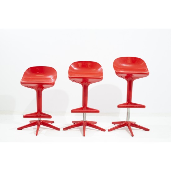 gebruikte Kartell Spoon kruk tweedehands Kuipstoelen