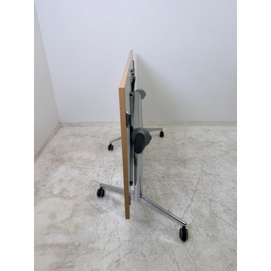 tweedehands - gebruikt - refurbished Kusch+Co 9000 Roll N Meet Klaptafel eiken melamine 160x80 Thuiswerk bureau