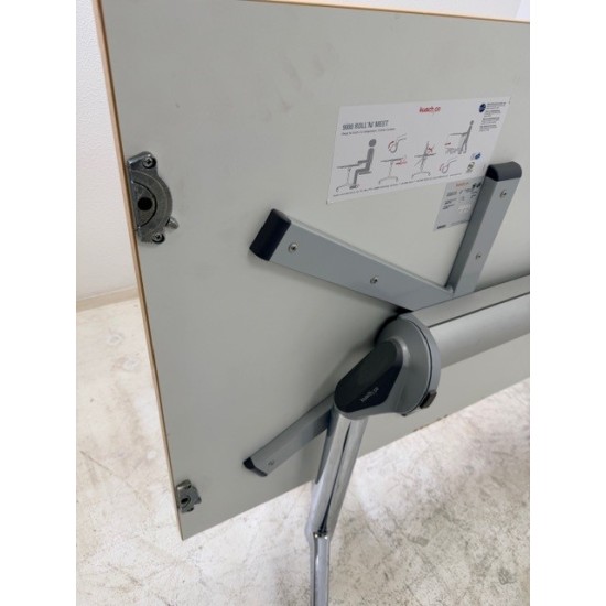 tweedehands - gebruikt - refurbished Kusch+Co 9000 Roll N Meet Klaptafel eiken melamine 160x80 Thuiswerk bureau