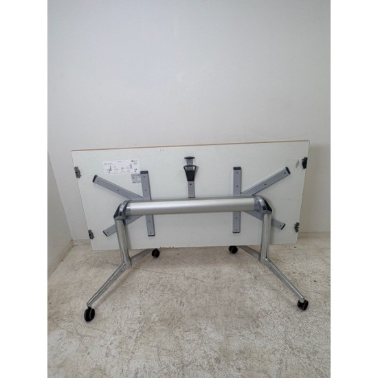 tweedehands - gebruikt - refurbished Kusch+Co 9000 Roll N Meet Klaptafel eiken melamine 160x80 Thuiswerk bureau