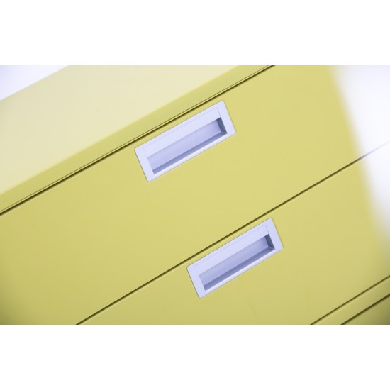 gebruikte Lista Office// Qub Caddy File Closet tweedehands Tambour door cupboard
