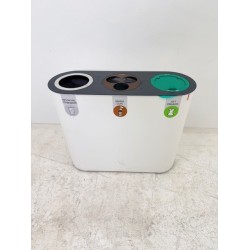 Lune Split waste bin with separation unit