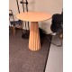tweedehands gebruikt refurbished Standing table Midj Plisse Bistrot table 70 cm pink / metal top showroom model tweedehands - gebruikt - refurbished Midj Plisse Bistrot table 70 cm pink / metal top showroom model Standing table