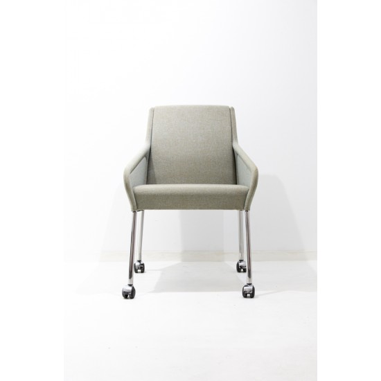 tweedehands - gebruikt - refurbished Mitab Tweed vergaderstoel 4poot Fauteuils