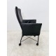 tweedehands - gebruikt - refurbished Montis Chaplin Armchair black leather wheels Chairs 4 legs