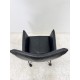 tweedehands - gebruikt - refurbished Montis Chaplin Armchair black leather wheels Chairs 4 legs