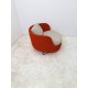 tweedehands - gebruikt - refurbished Moooi Bart swivel design fauteuil rood Fauteuils