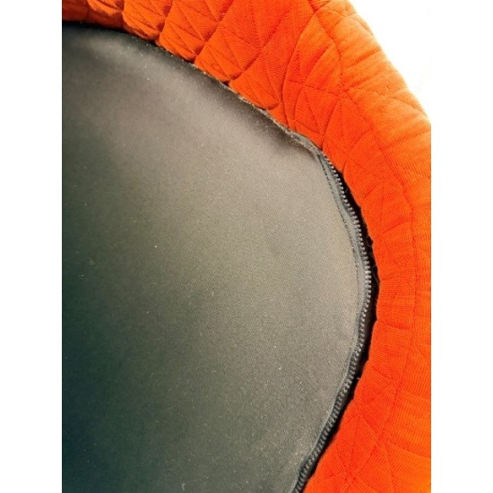 tweedehands - gebruikt - refurbished Moooi Bart swivel design fauteuil rood Fauteuils