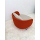 tweedehands - gebruikt - refurbished Moooi Bart swivel design fauteuil rood Fauteuils