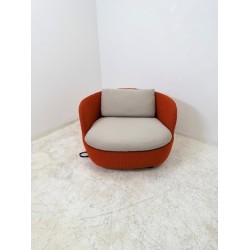 Moooi Bart swivel design fauteuil rood