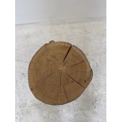 Boomstam bijzettafeltje massief hout 