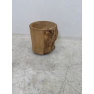 Boomstam bijzettafeltje massief hout design