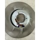 tweedehands - gebruikt - refurbished Glasvezel glas organische designn hanglamp Hanglamp