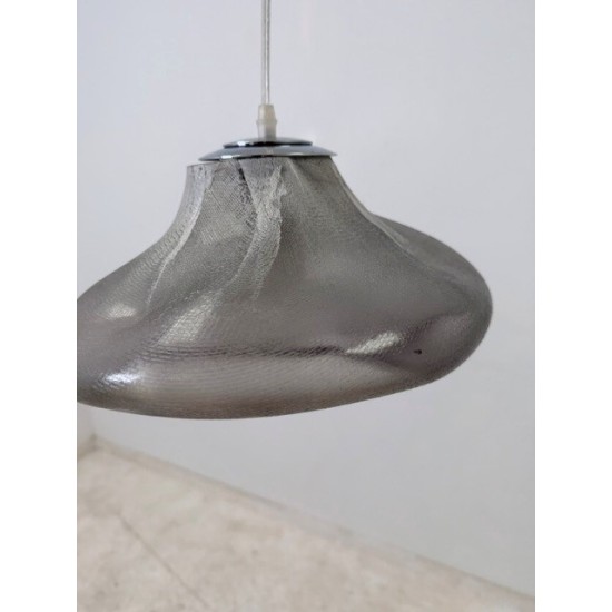 tweedehands - gebruikt - refurbished Glasvezel glas organische designn hanglamp Hanglamp