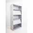 MagazineCabinet Grey 4 Drawers