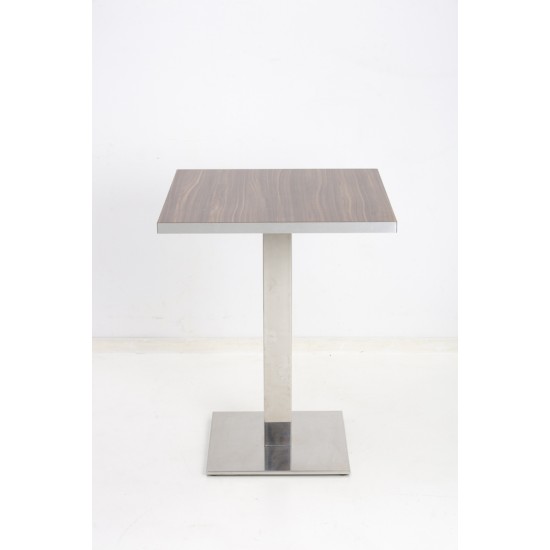 tweedehands - gebruikt - refurbished Canteen Table Nuts Melanin 80x80 Side table