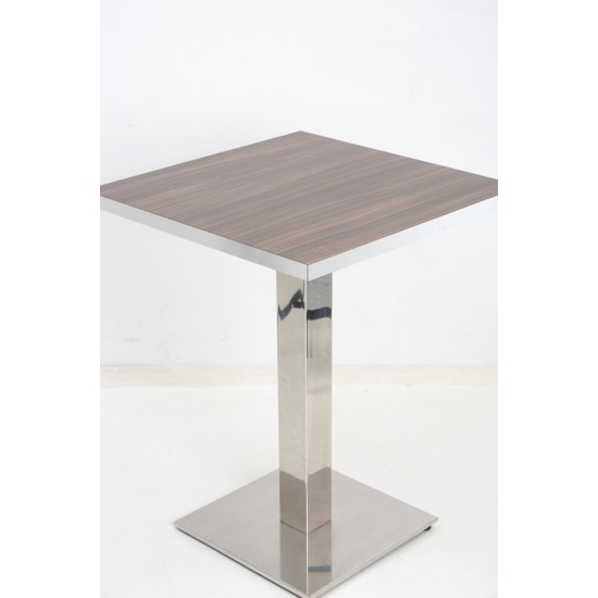 tweedehands - gebruikt - refurbished Canteen Table Nuts Melanin 80x80 Side table