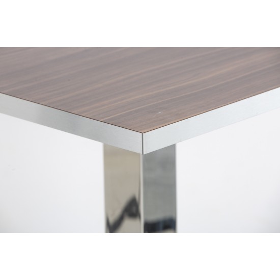 tweedehands - gebruikt - refurbished Canteen Table Nuts Melanin 80x80 Side table