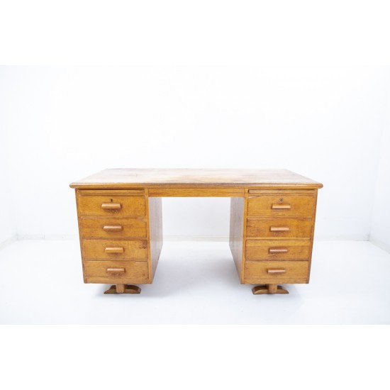 tweedehands gebruikt refurbished Vintage bureaus Vintage Houten Bureau tweedehands - gebruikt - refurbished Vintage Houten Bureau Vintage bureaus
