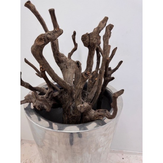 tweedehands - gebruikt - refurbished Aluminum conical plant pot 120 cm high Armchair