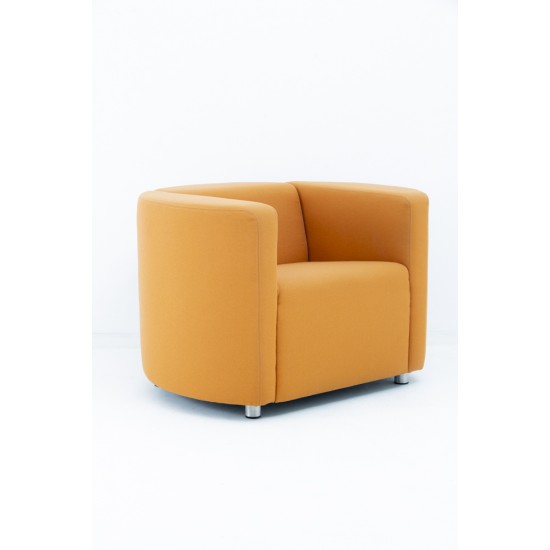 tweedehands - gebruikt - refurbished Round Orange Armchair Armchair