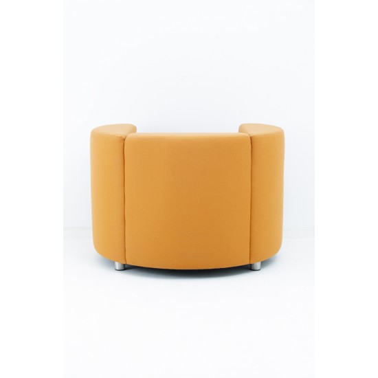 tweedehands - gebruikt - refurbished Round Orange Armchair Armchair