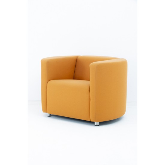 tweedehands - gebruikt - refurbished Round Orange Armchair Armchair