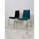 tweedehands - gebruikt - refurbished Upholstered chair with wooden shell - stackable, various colors Chairs 4 legs