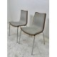 tweedehands - gebruikt - refurbished Upholstered chair with wooden shell - stackable, various colors Chairs 4 legs