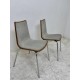 tweedehands - gebruikt - refurbished Upholstered chair with wooden shell - stackable, various colors Chairs 4 legs