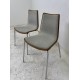 tweedehands - gebruikt - refurbished Upholstered chair with wooden shell - stackable, various colors Chairs 4 legs