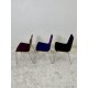 tweedehands - gebruikt - refurbished Upholstered chair with wooden shell - stackable, various colors Chairs 4 legs