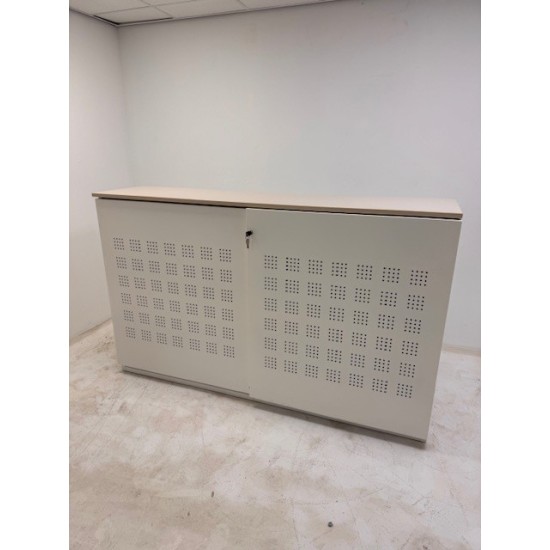 tweedehands - gebruikt - refurbished Pami Db2 Slide akoestische schuifdeurkasten wit 160x122 Akoestische kast