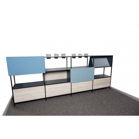 tweedehands gebruikt refurbished Stelling kast Palmberg P4 modulaire Wandkast tweedehands - gebruikt - refurbished Palmberg P4 modulaire Wandkast Stelling kast