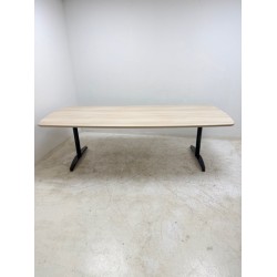 Palmberg Palmega vergadertafel antraciet acacia 255x110 