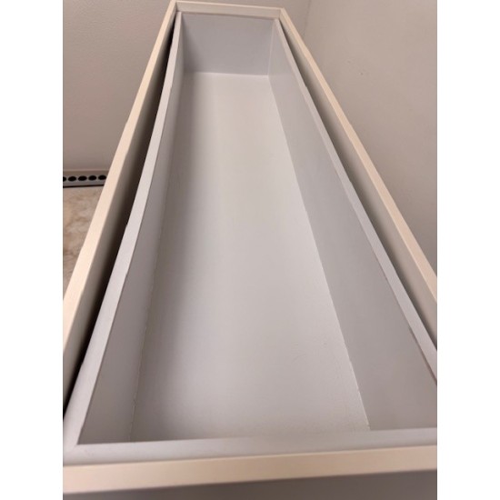 tweedehands gebruikt refurbished Kasten Palmberg opzet plantenbak wit met binnenbak showroommodel tweedehands - gebruikt - refurbished Palmberg opzet plantenbak wit met binnenbak showroommodel Kasten