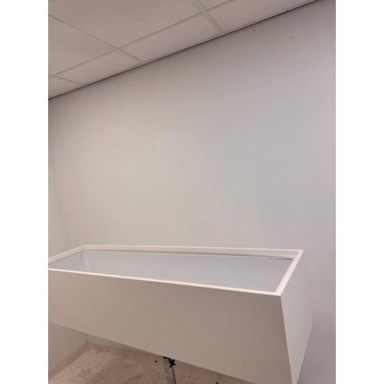 tweedehands gebruikt refurbished Kasten Palmberg opzet plantenbak wit met binnenbak showroommodel tweedehands - gebruikt - refurbished Palmberg opzet plantenbak wit met binnenbak showroommodel Kasten