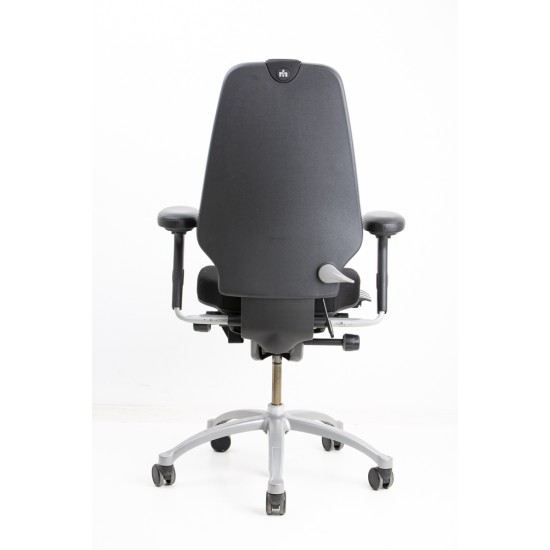 gebruikte RH Logic Elite 300 Lederen Bureaustoel tweedehands Thuiswerk bureaustoel