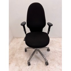 Flokk RH Extend 120 large office chair black fabric